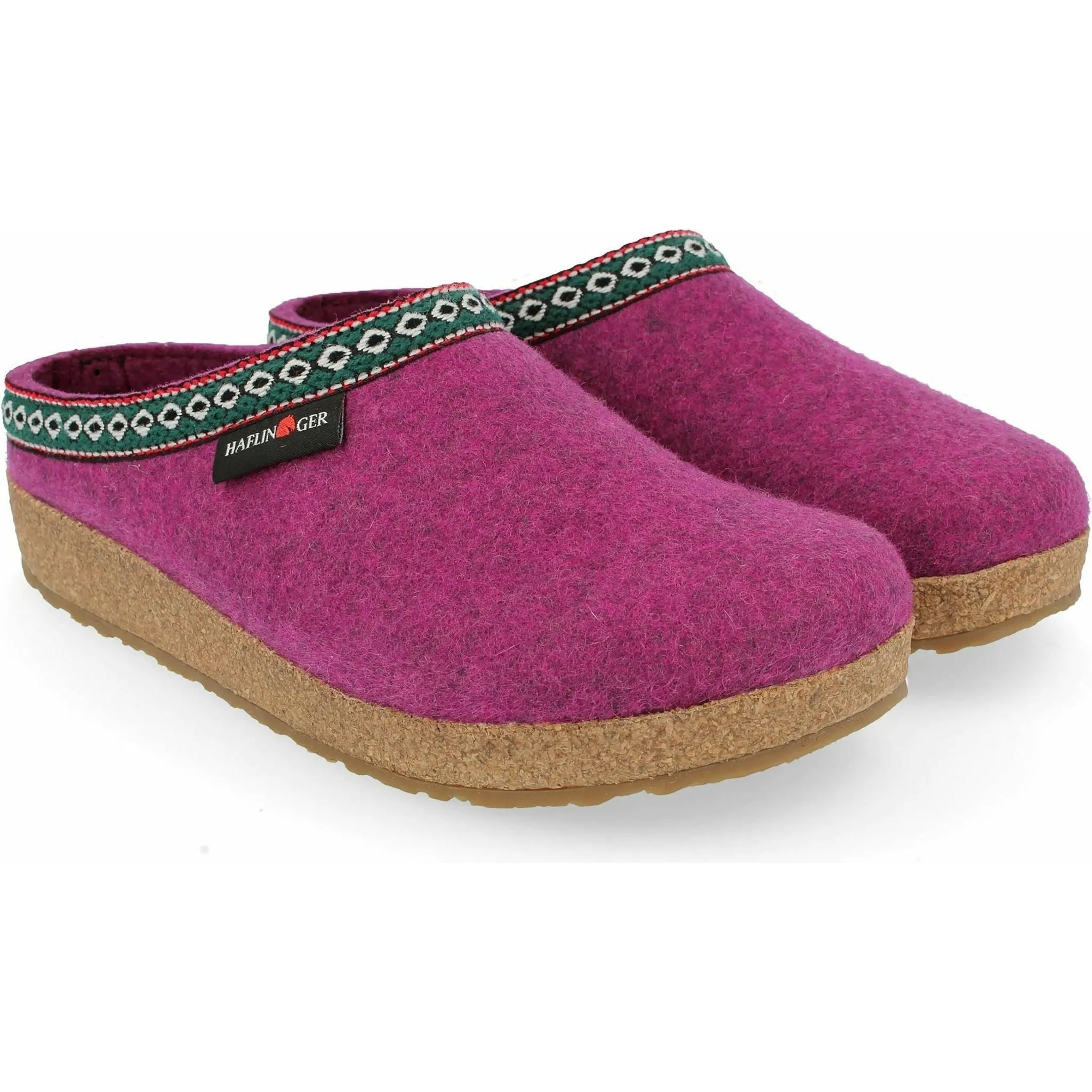 Haflinger GZ Classic Grizzly Wool Clogs