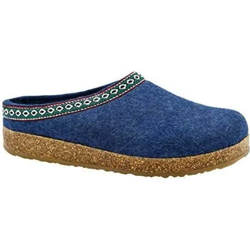 Haflinger GZ Classic Grizzly Wool Clogs