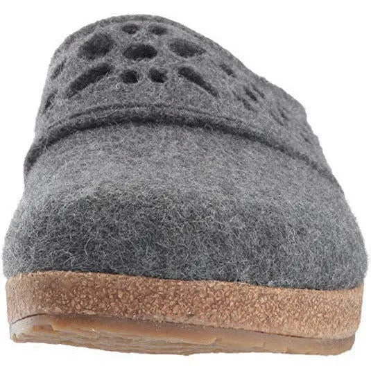 Haflinger Womens Lacey Wool Clogs