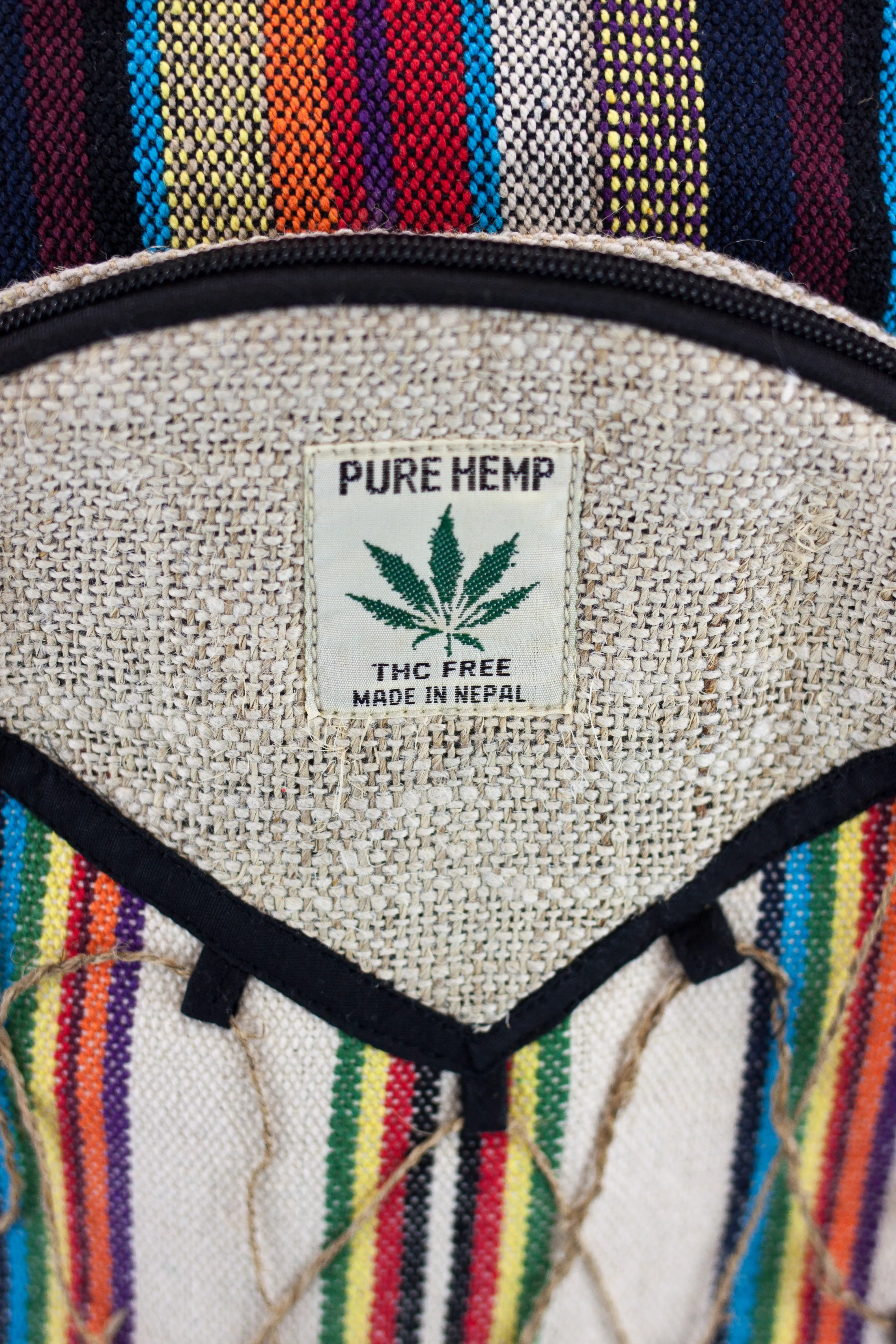 Handmade THC Free Pure Hemp Unisex Bag - HMPHB2