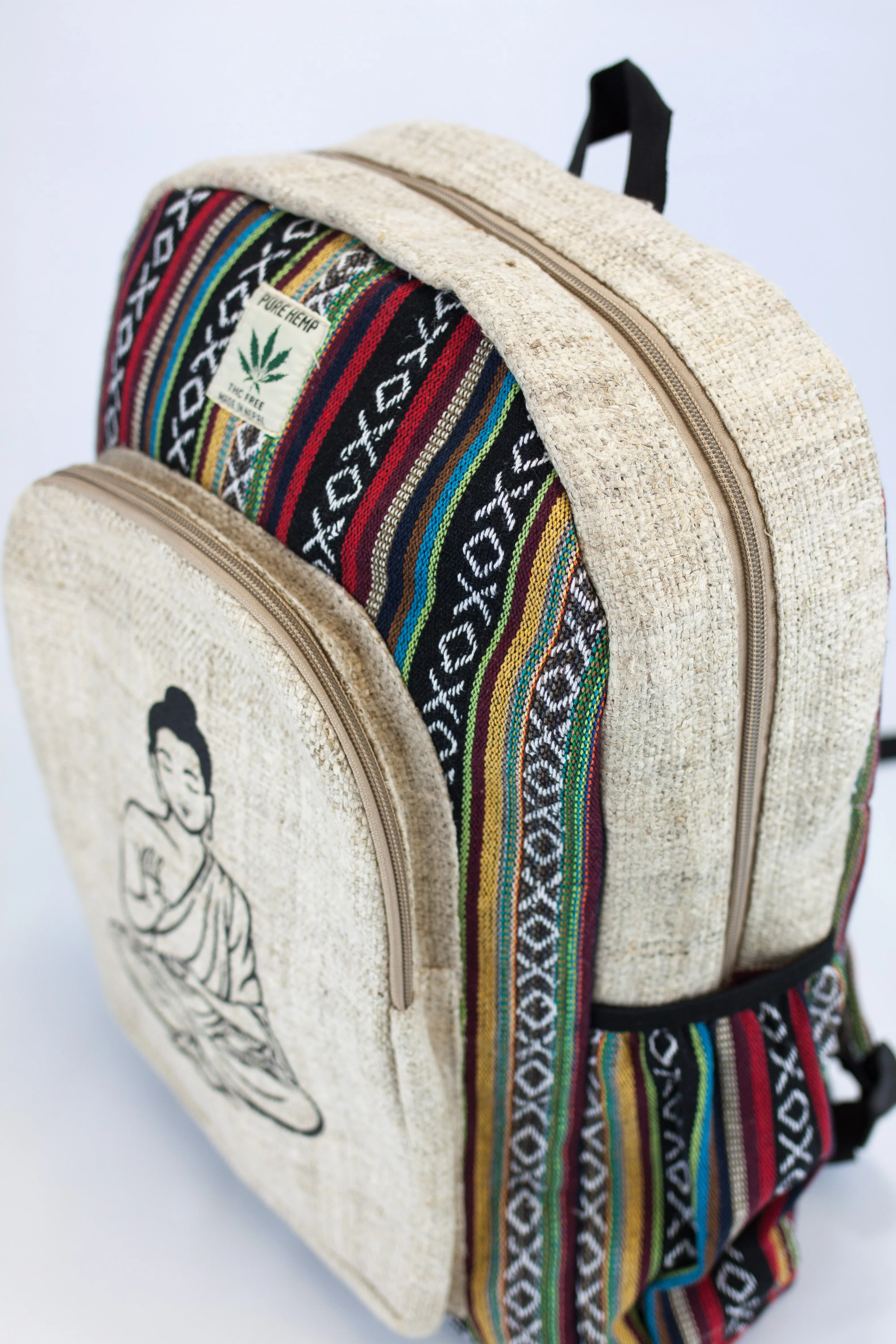 Handmade THC Free Pure Hemp Unisex Bag - HMPHB5