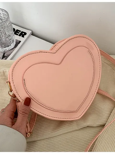 Heart On My Sleeve Adjustable Crossbody Purse