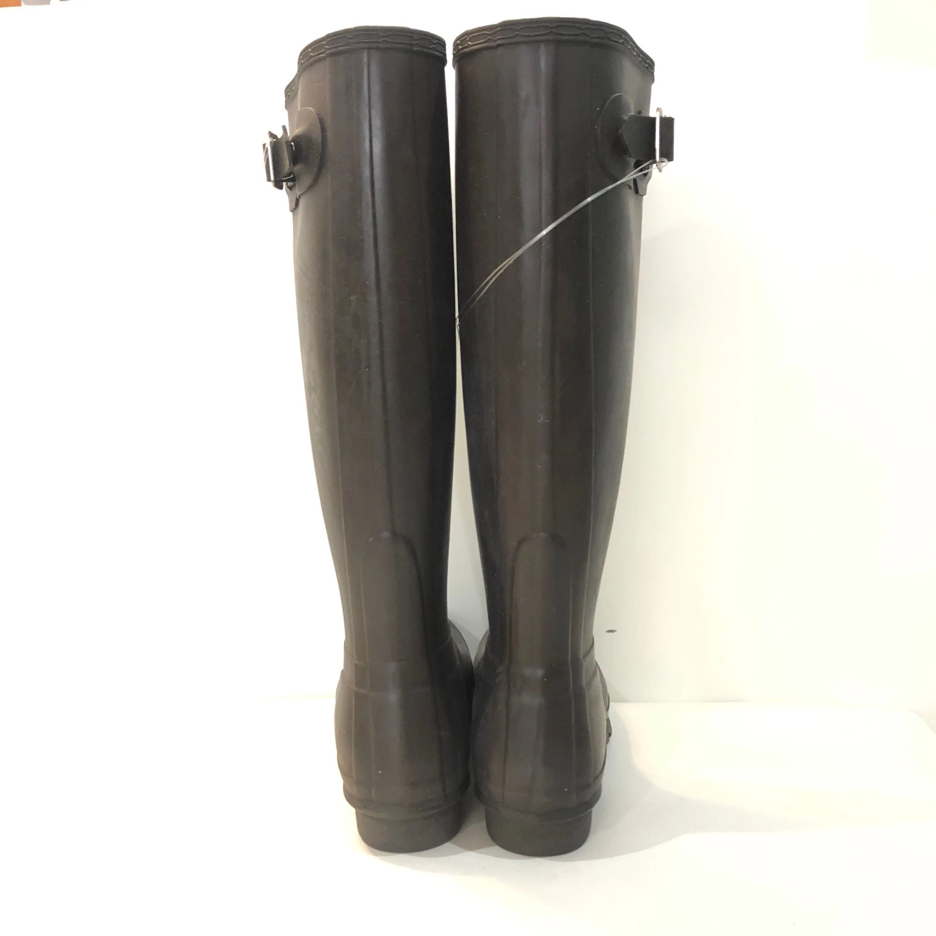 HUNTER BOOTS Chocolate Brown Original Tall Rain Boots Size 6 NWT