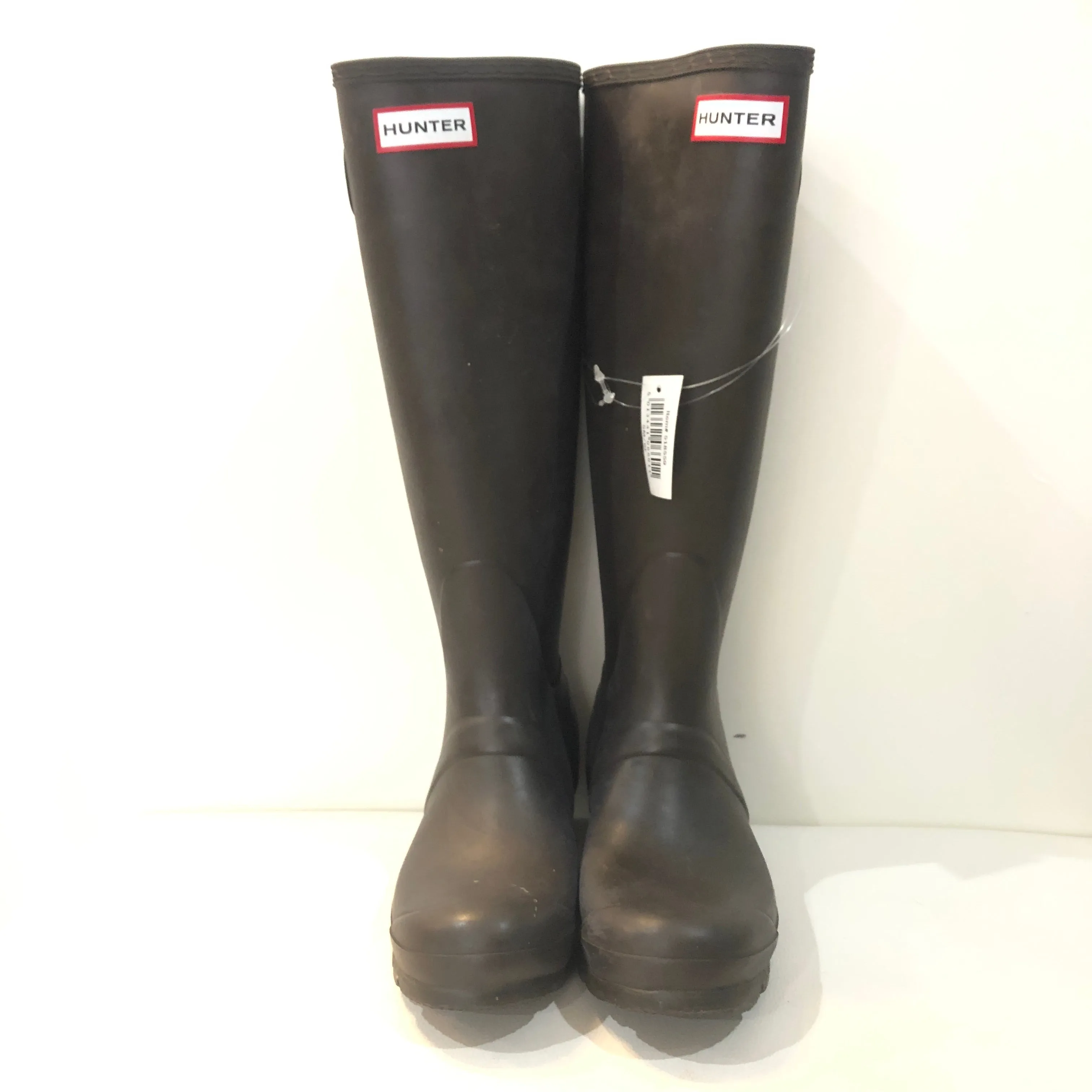 HUNTER BOOTS Chocolate Brown Original Tall Rain Boots Size 6 NWT