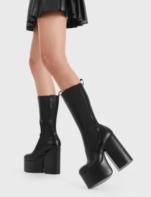 Intrusion Platform Calf Boots