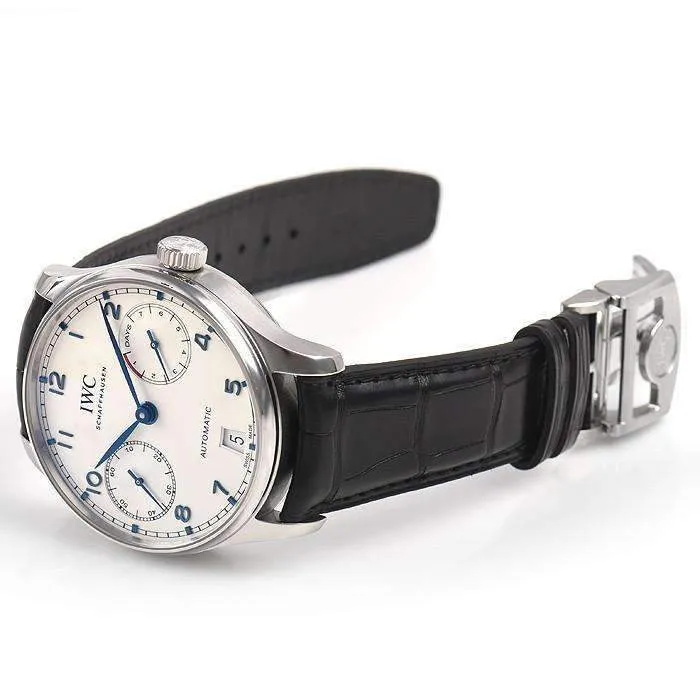 IWC PORTUGIESER BLUE AUTOMATIC MEN WATCH  IW500705