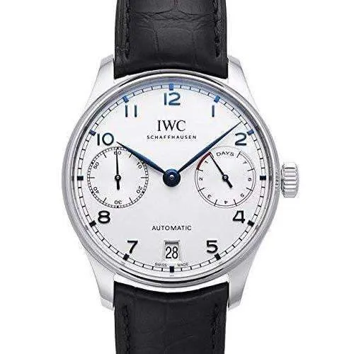 IWC PORTUGIESER BLUE AUTOMATIC MEN WATCH  IW500705