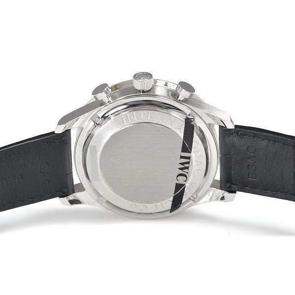 IWC PORTUGIESER CHRONOGRAPH BLACK AUTOMATIC MEN WATCH  IW371447
