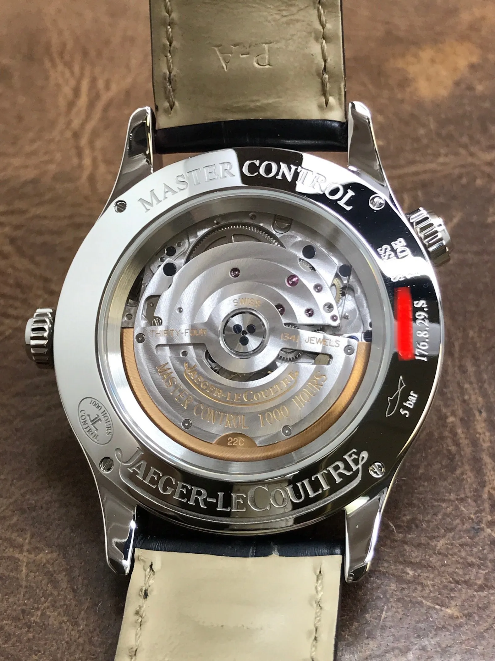 Jaeger-Lecoultre Master Geographic 176.8.29.S B&P Q1428421 Silver Dial Automatic Men's Watch