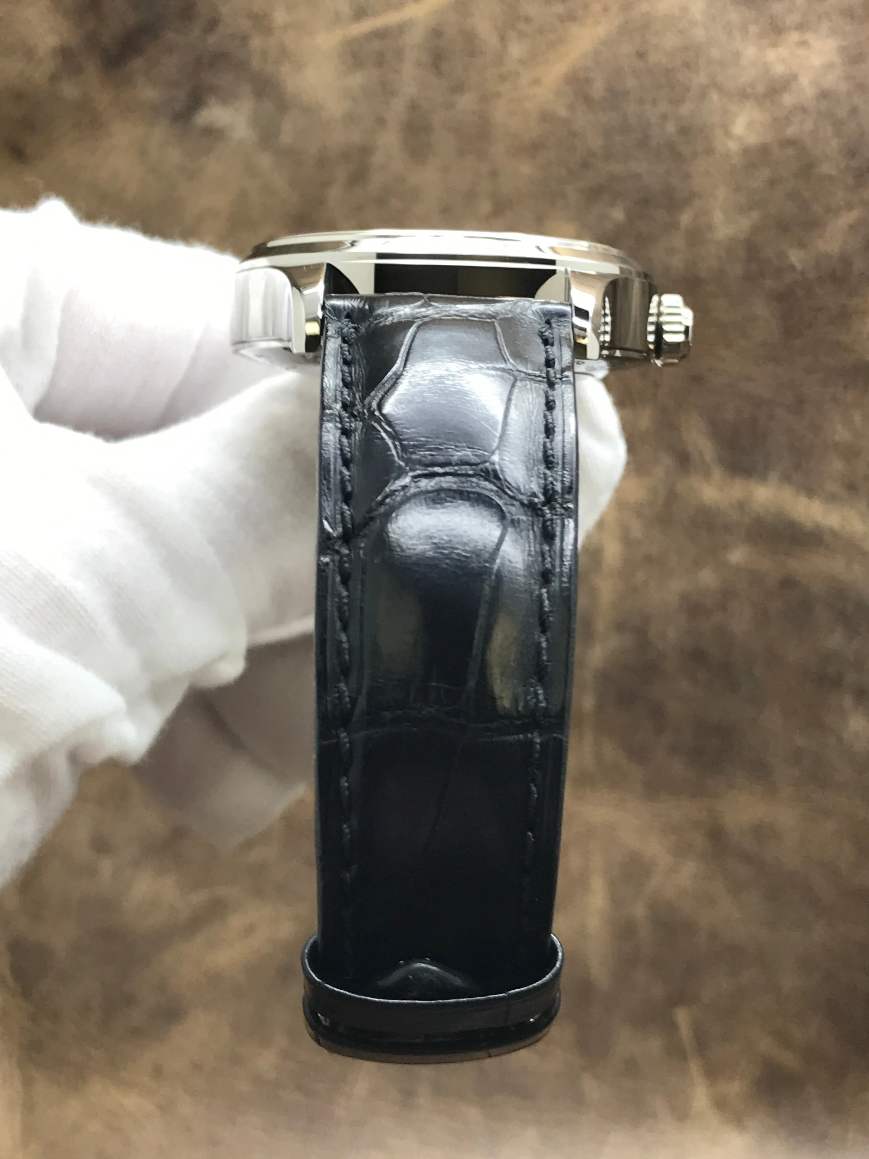 Jaeger-Lecoultre Master Geographic 176.8.29.S B&P Q1428421 Silver Dial Automatic Men's Watch