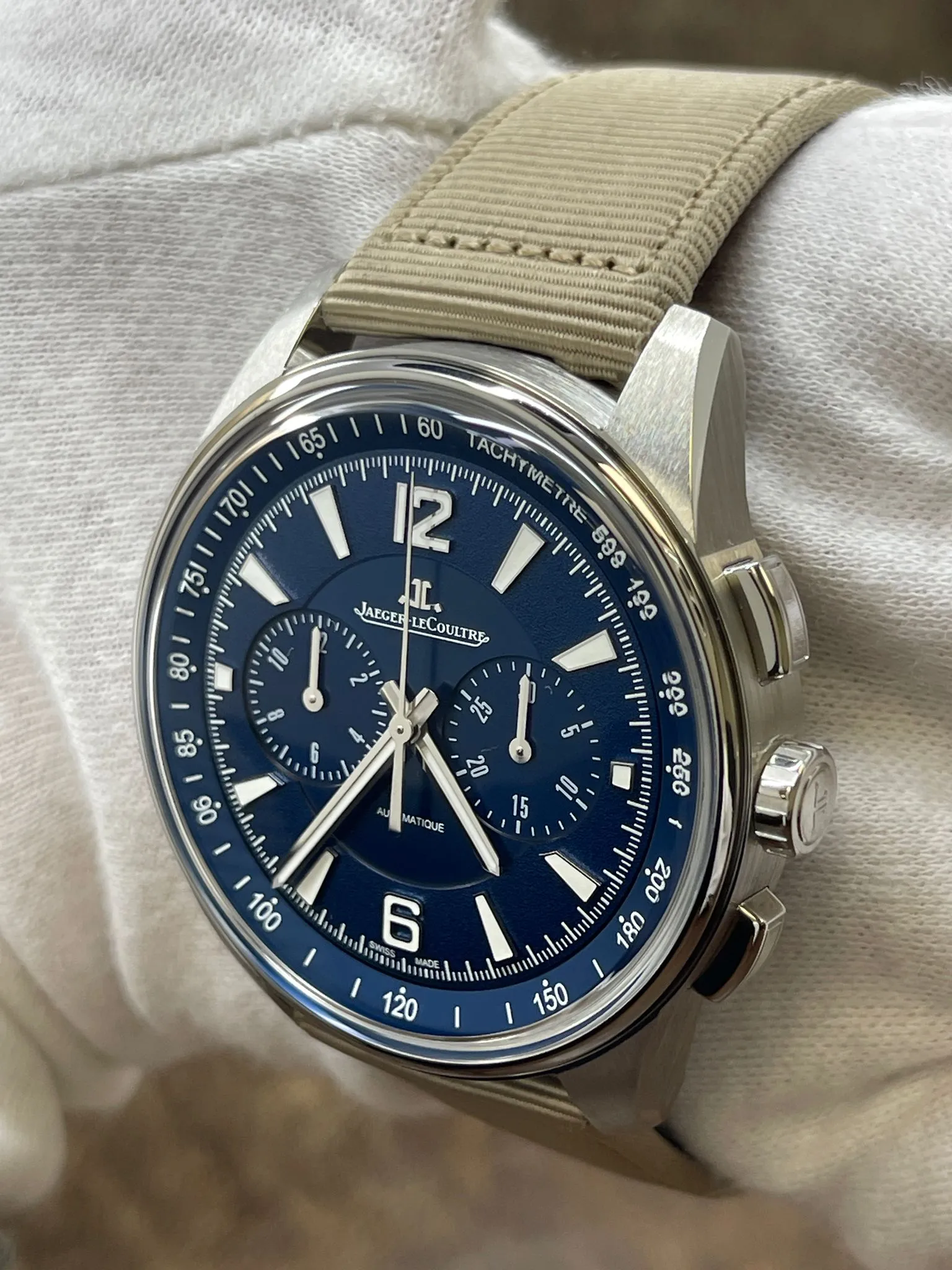 Jaeger-Lecoultre Polaris Chronograph Q9028180 Blue Dial Automatic Men's Watch