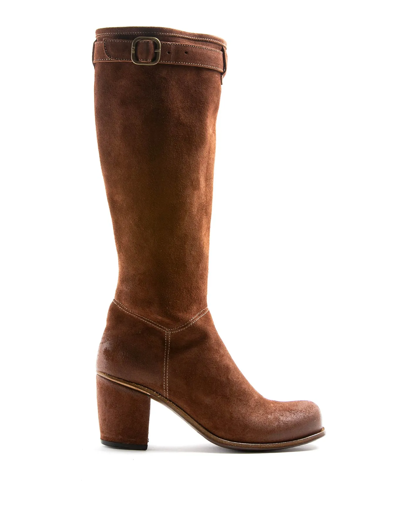 JENNA Brown Suede Boots