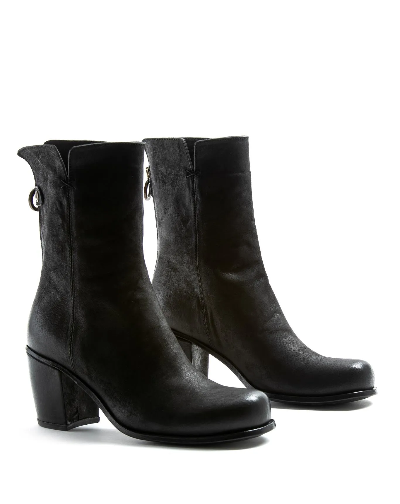 JONI Black Leather Boots