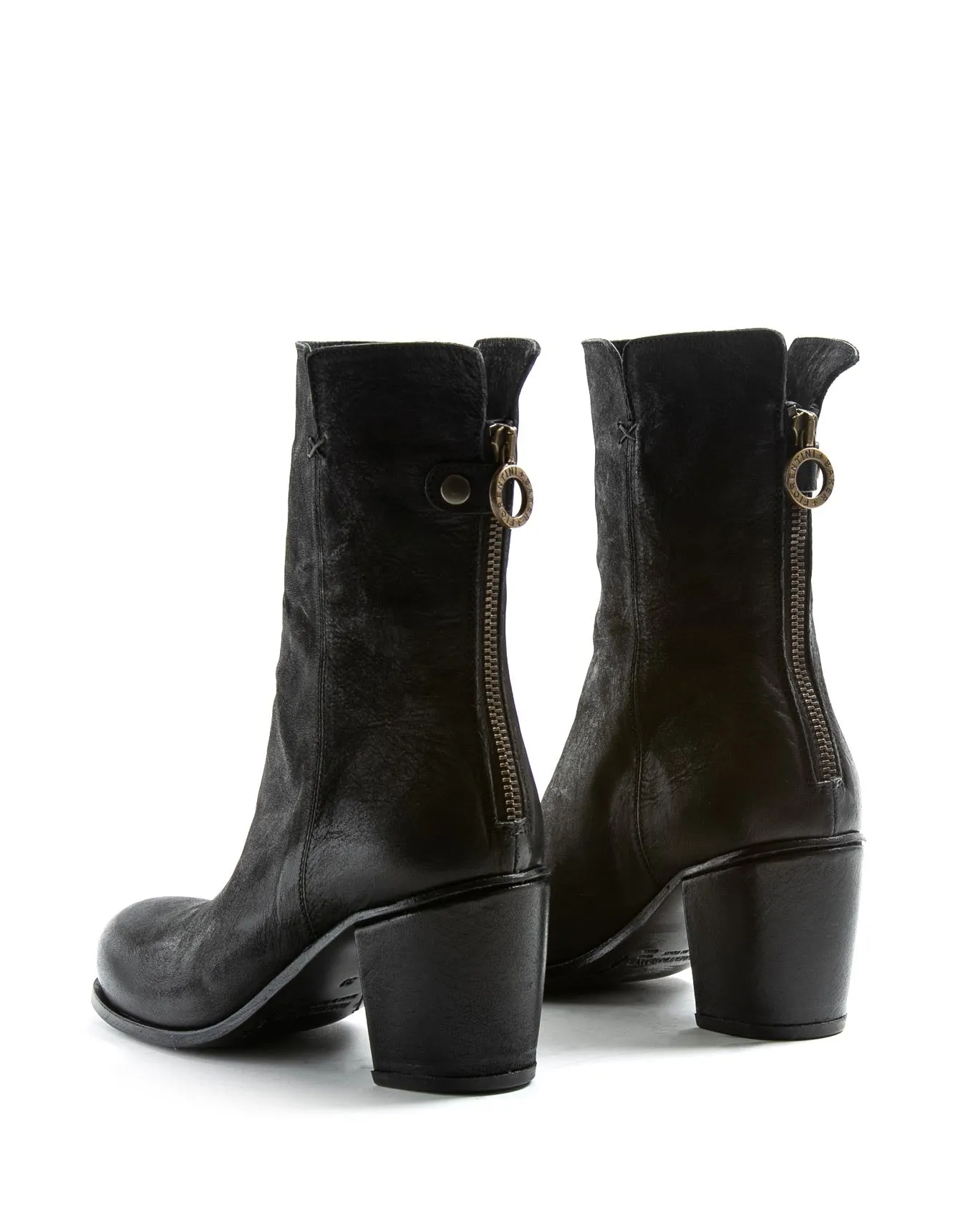 JONI Black Leather Boots
