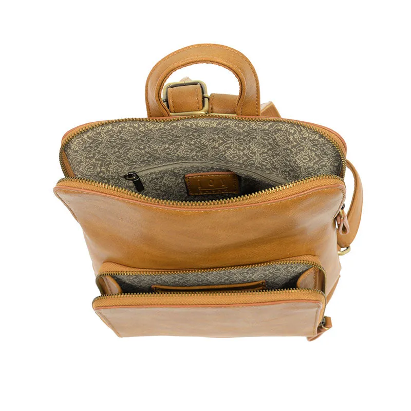 Julia Mini Backpack- Almond Brown
