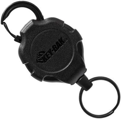 KeyBak Ratch-It Locking Carabiner Keychain with Ratchet Locking Mechanism