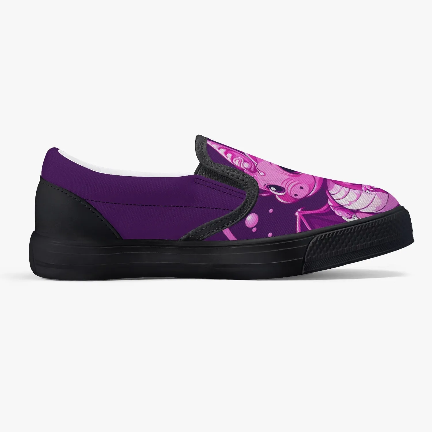 Kids' Slip-On Bubbles Dragon Sneakers - Black