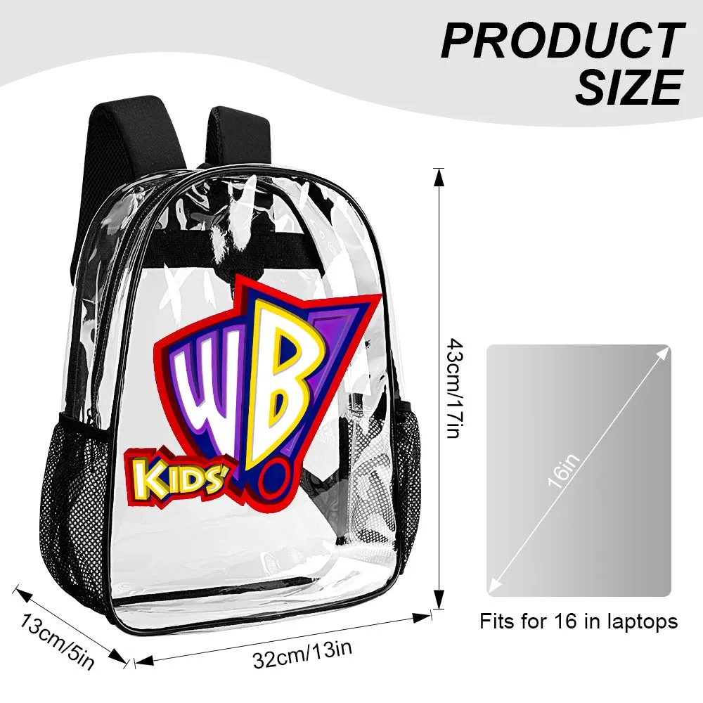 Kids' WB Transparent Backpack 17 Inch