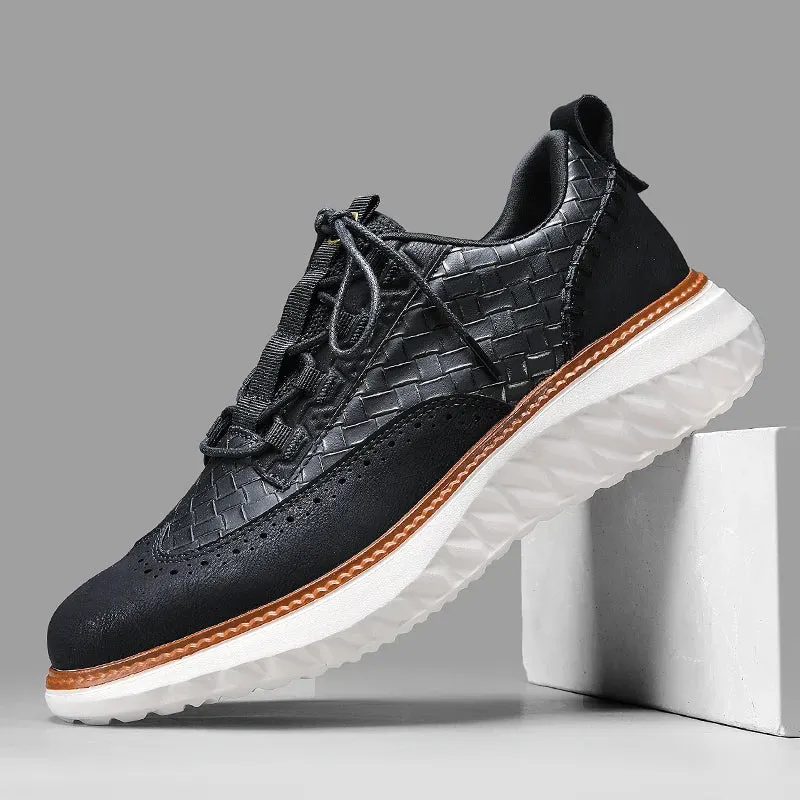 Lancaster Wingtip Leather Sneakers