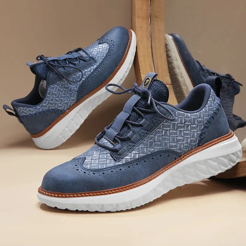 Lancaster Wingtip Leather Sneakers