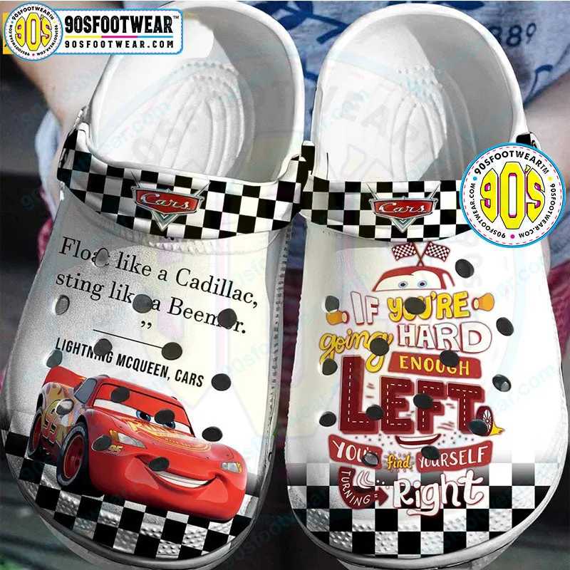 Lightning McQueen Light Up Pixar Cars Cartoon Movie Clog Shoes