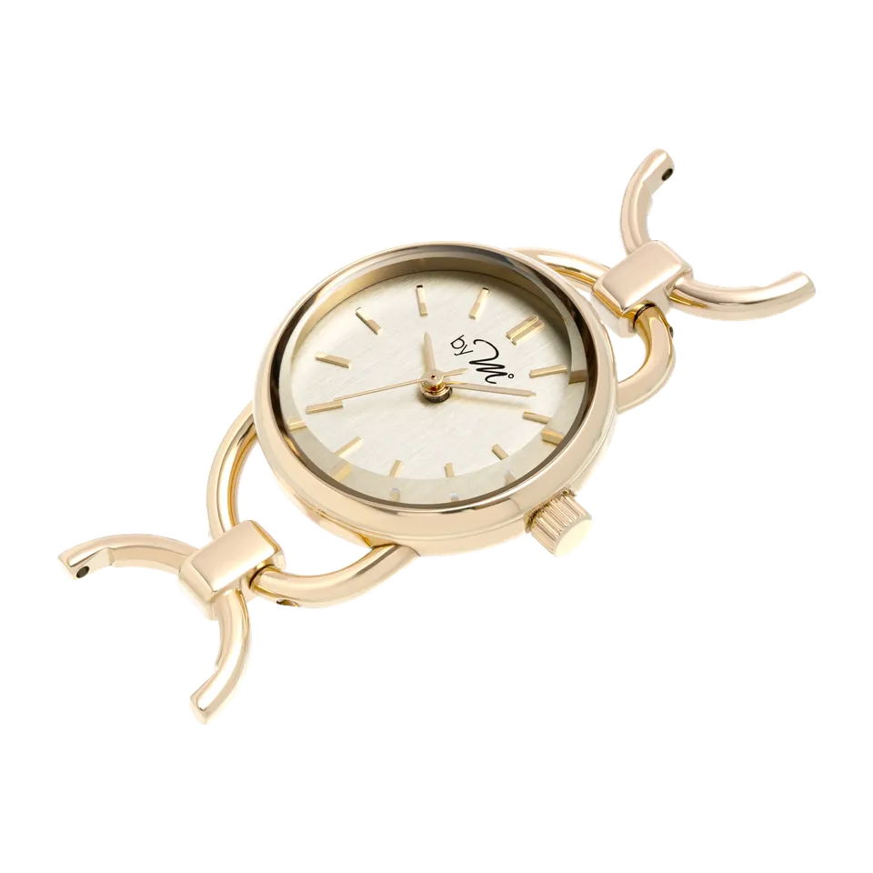 Link GD Lava - Gold Case, Champagne Gold Dial, Burgundy Leather Strap