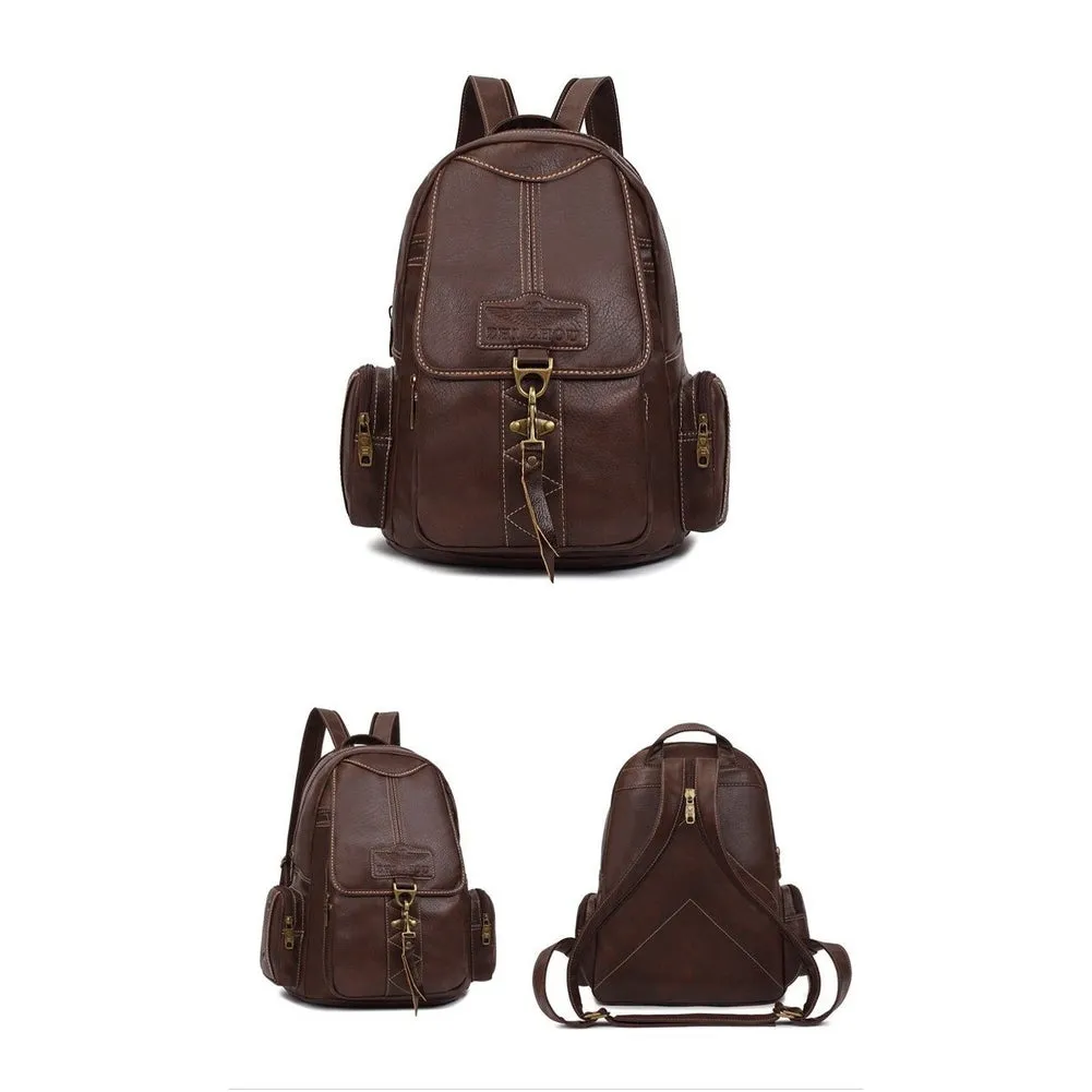 <bold>Casual Backpack <br>Vegan-Leather