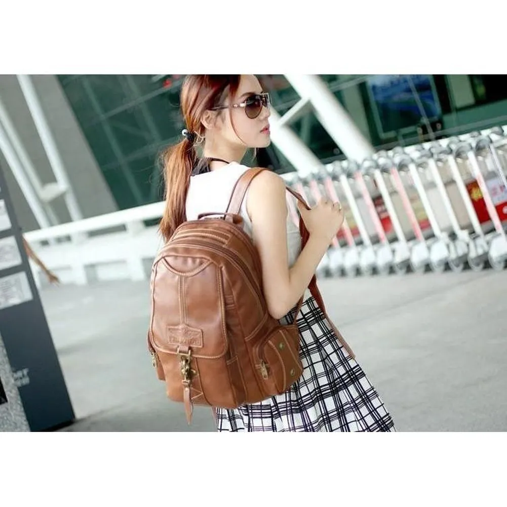 <bold>Casual Backpack <br>Vegan-Leather