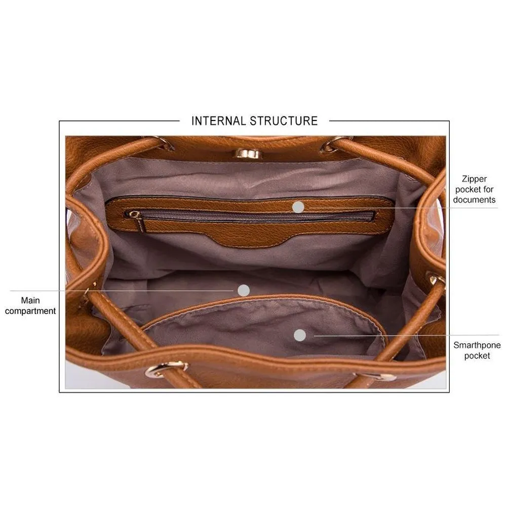 <bold>Fashion Backpack  <br>Vegan-Leather