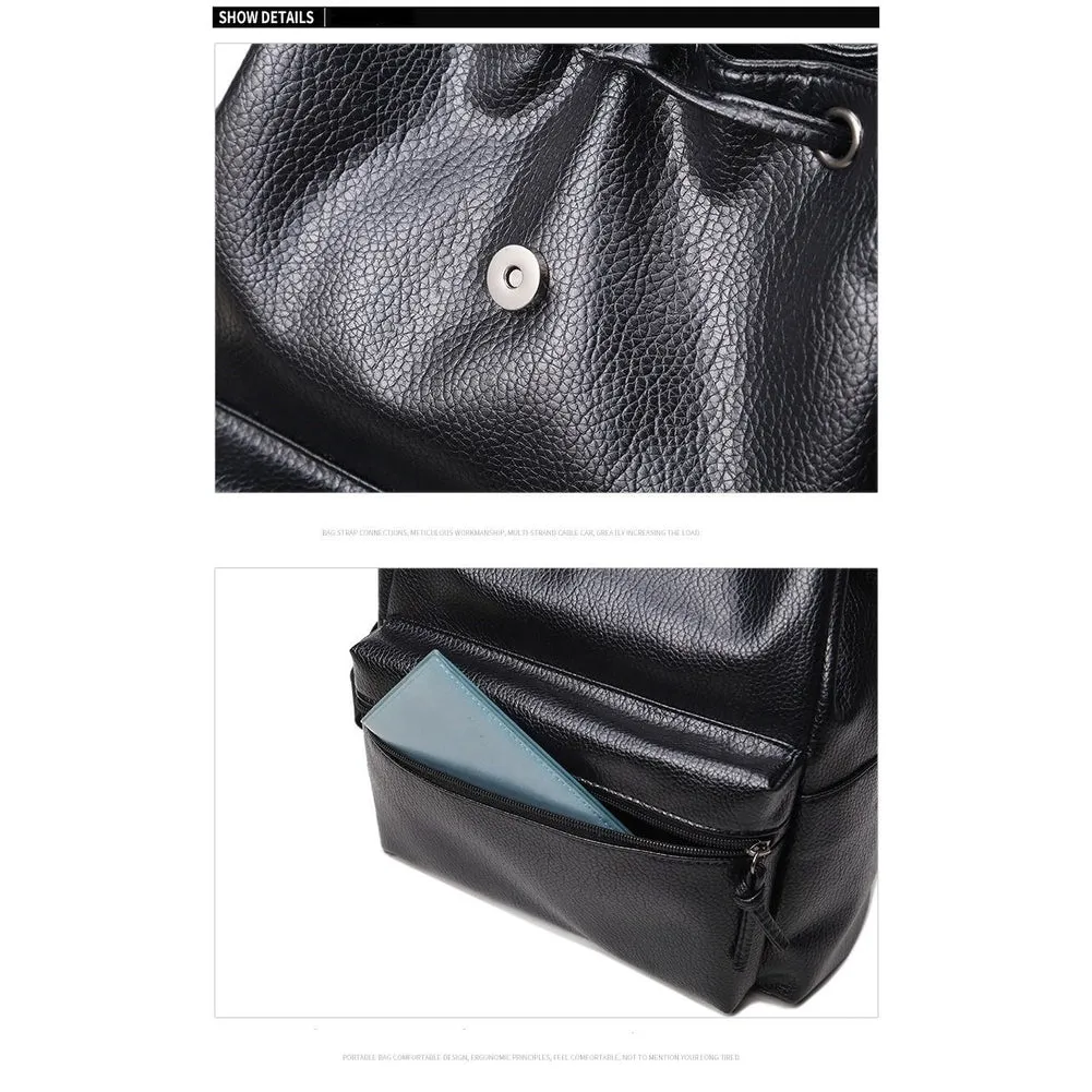 <bold>Fashion Backpack  <br>Vegan-Leather