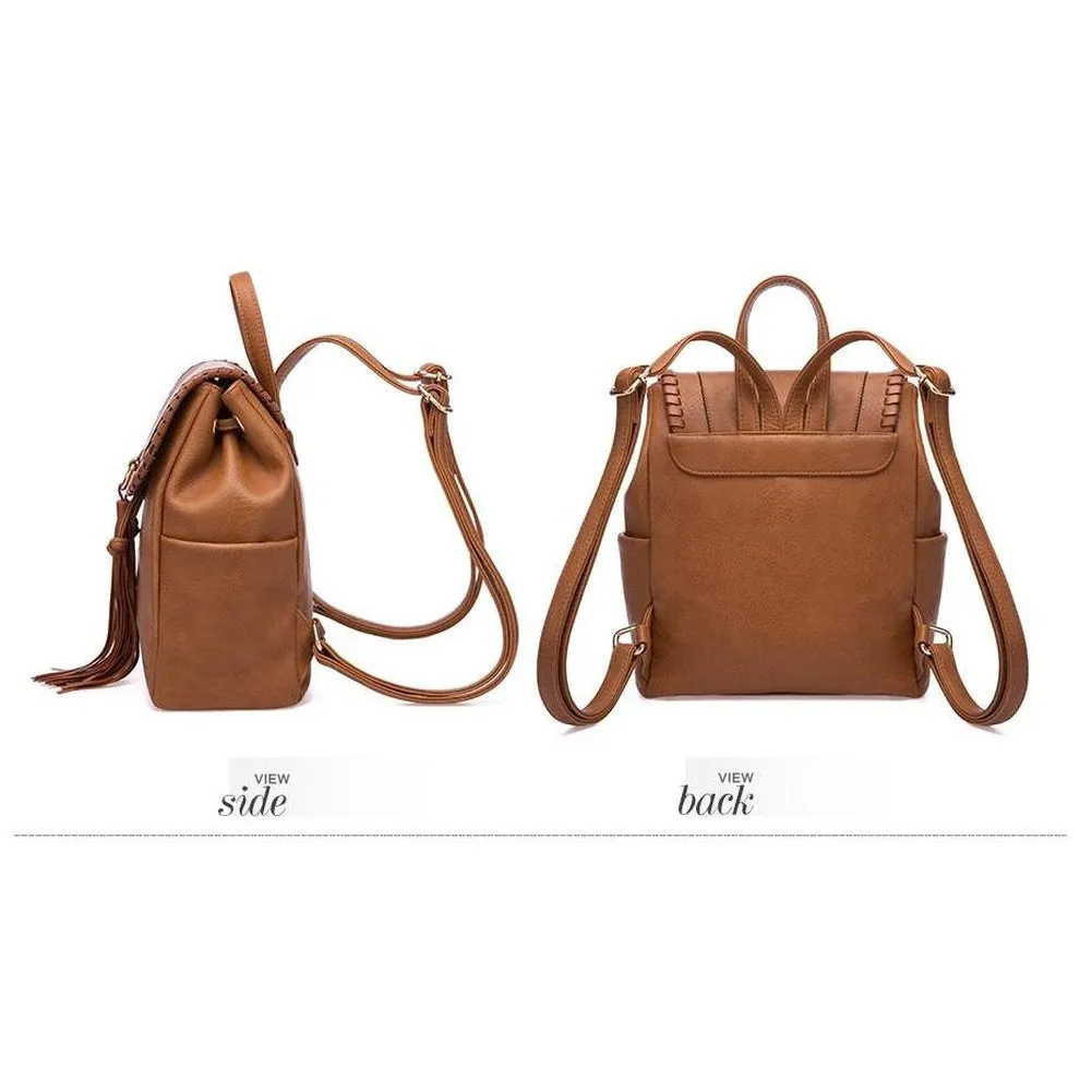 <bold>Fashion Backpack  <br>Vegan-Leather