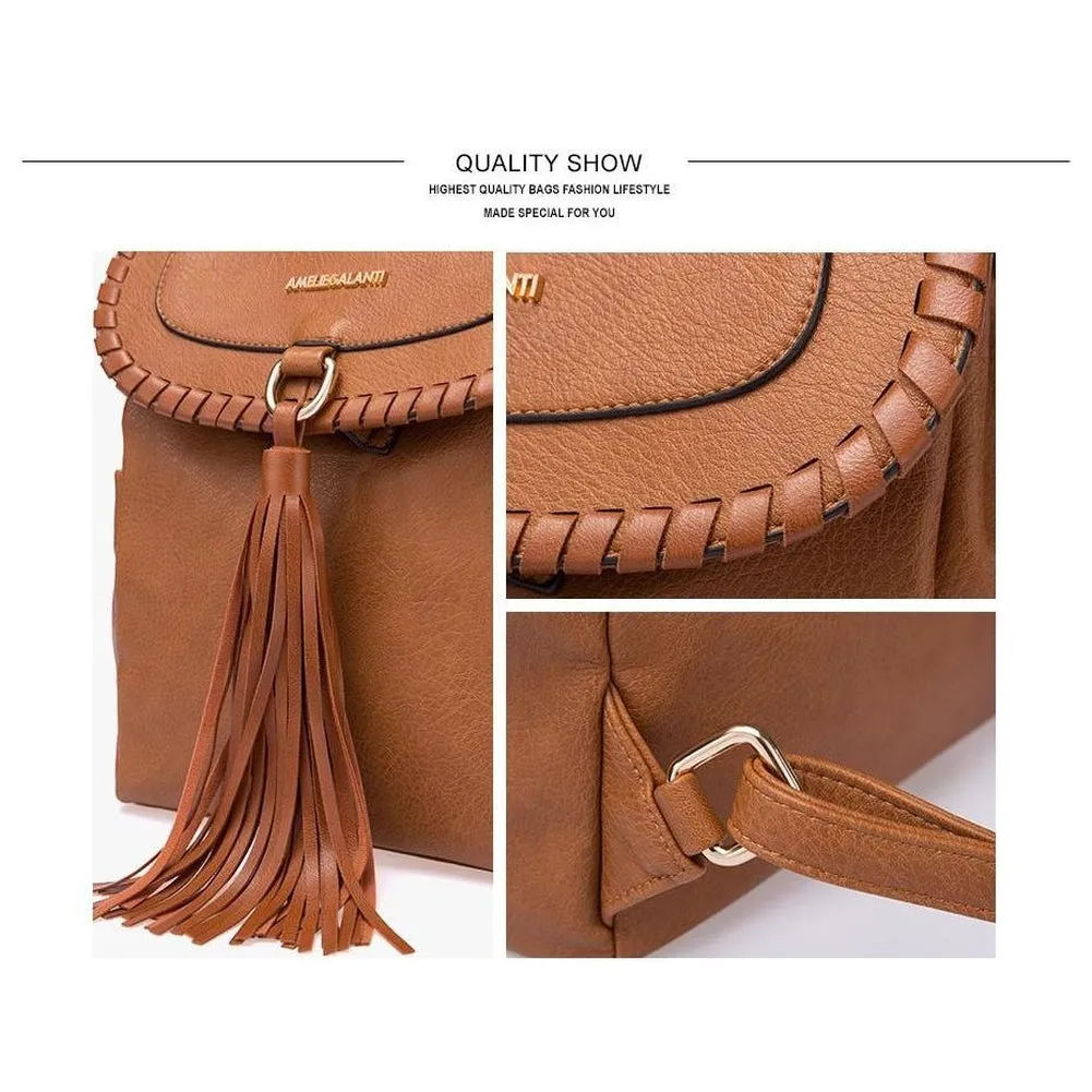 <bold>Fashion Backpack  <br>Vegan-Leather