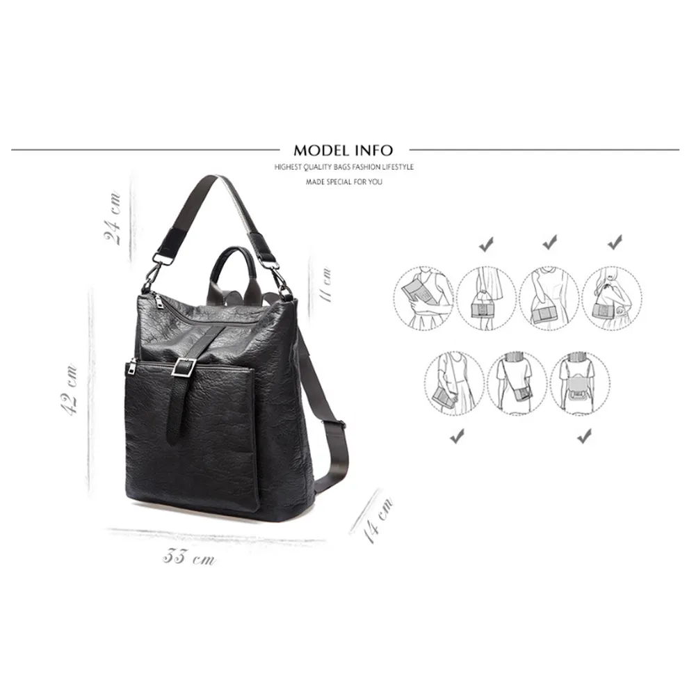 <bold>Fashion Backpack <br>Vegan-Leather