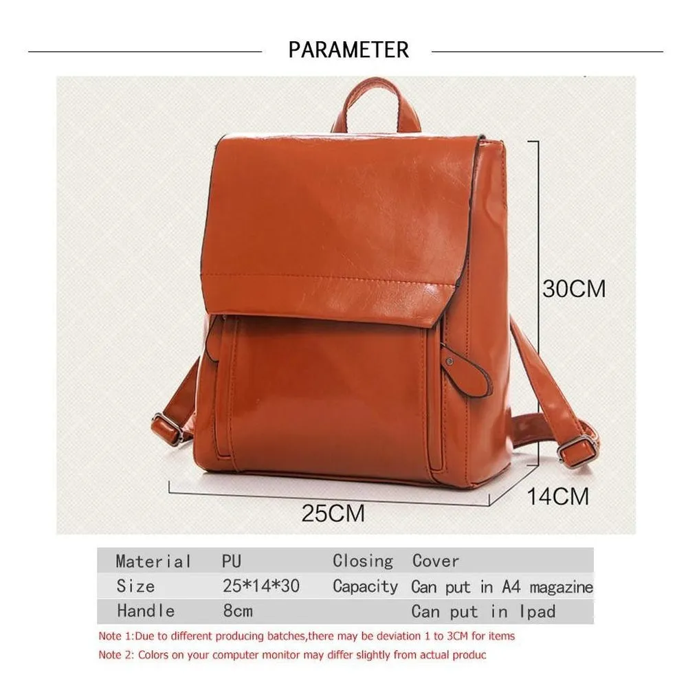 <bold>Fashion Backpack  <br>Vegan-Leather