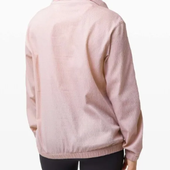 Lululemon Pack Light Pullover Porcelain Pink Size 6-8