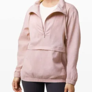 Lululemon Pack Light Pullover Porcelain Pink Size 6-8