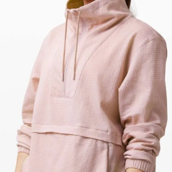 Lululemon Pack Light Pullover Porcelain Pink Size 6-8