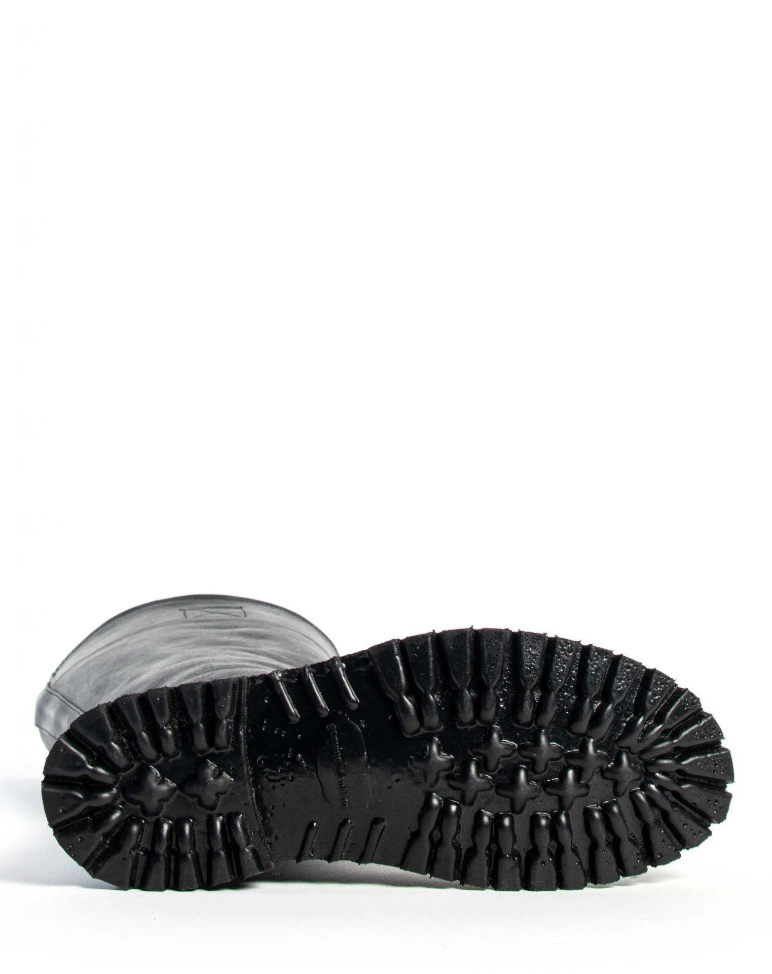 M-ENGY Black Leather Tall Boots