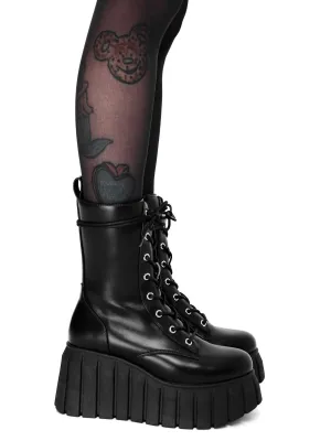Max Platform Boots- PU FOXBLOOD