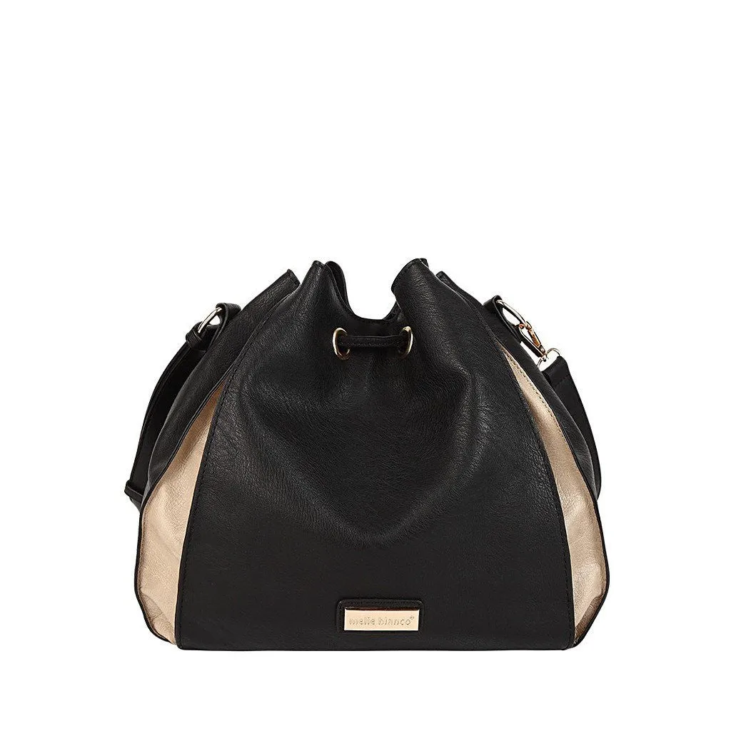 Melie Bianco | Drawstring Purse Black