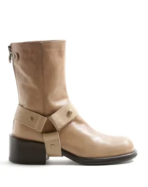 MENNY  Sand Leather Boots