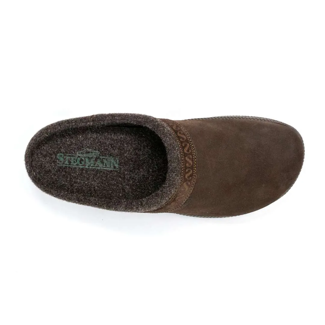 Men's Halstatt Wool Lined Leather Clog