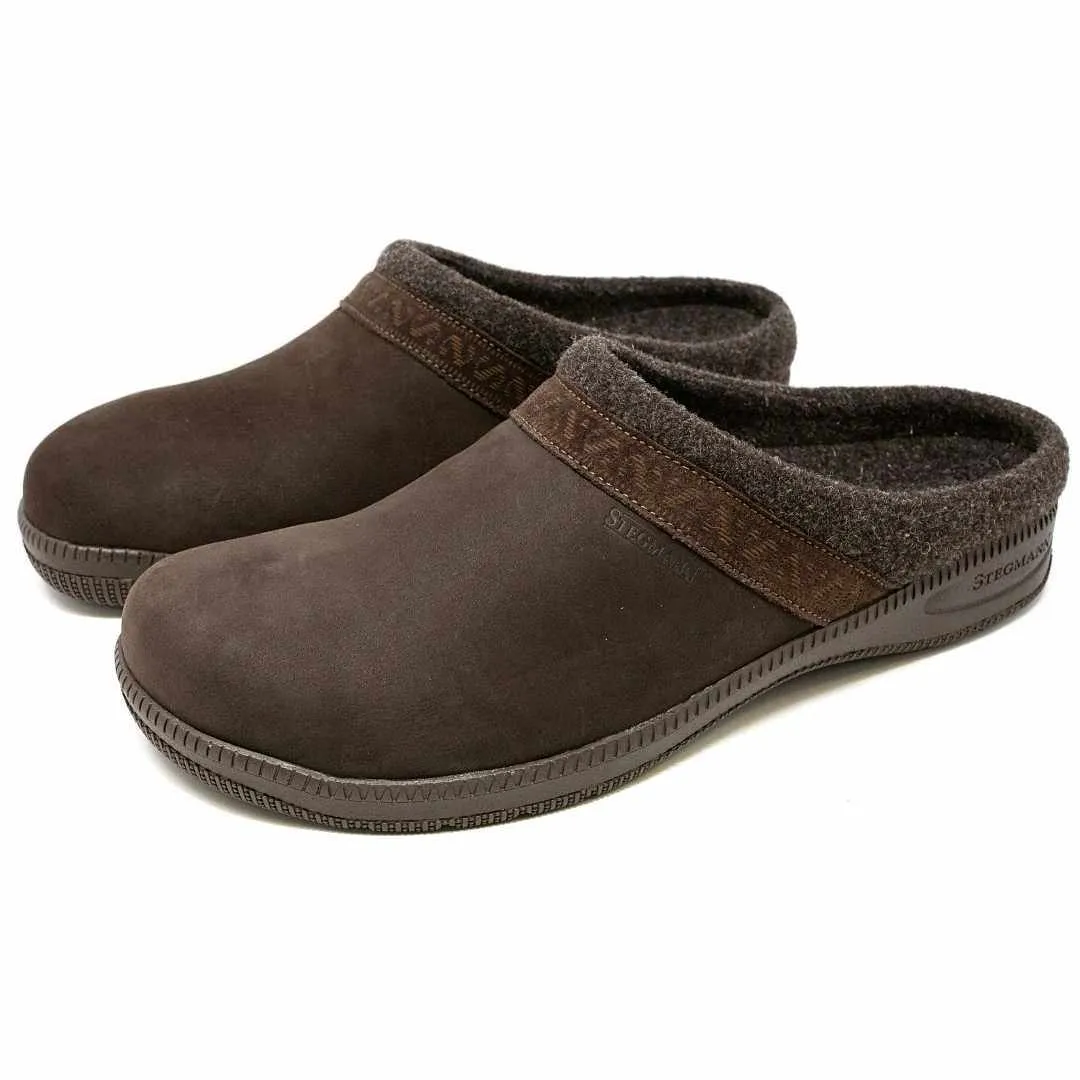 Men's Halstatt Wool Lined Leather Clog