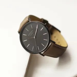 Modern Font Engraving - Men's Minimalist Watch