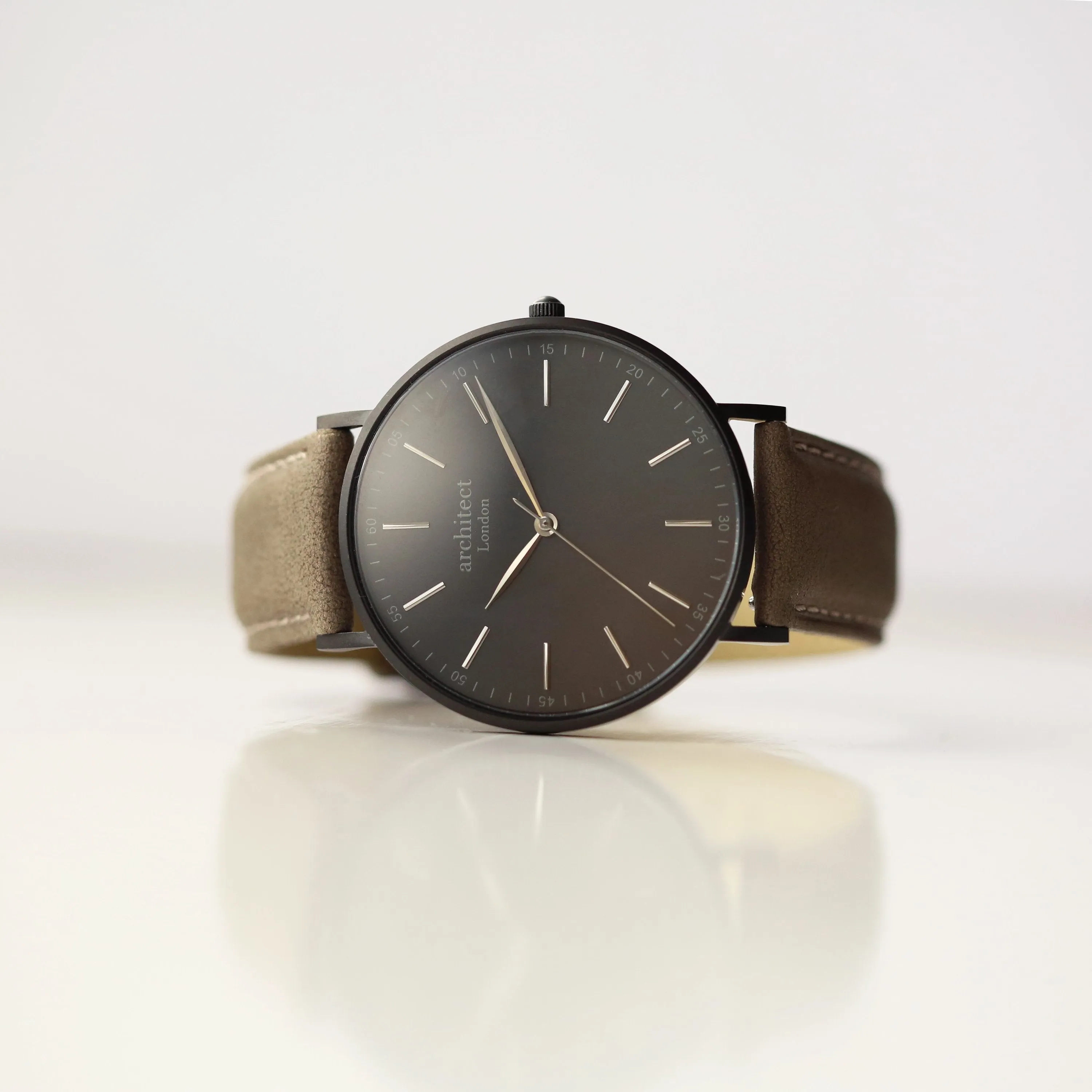 Modern Font Engraving - Men's Minimalist Watch