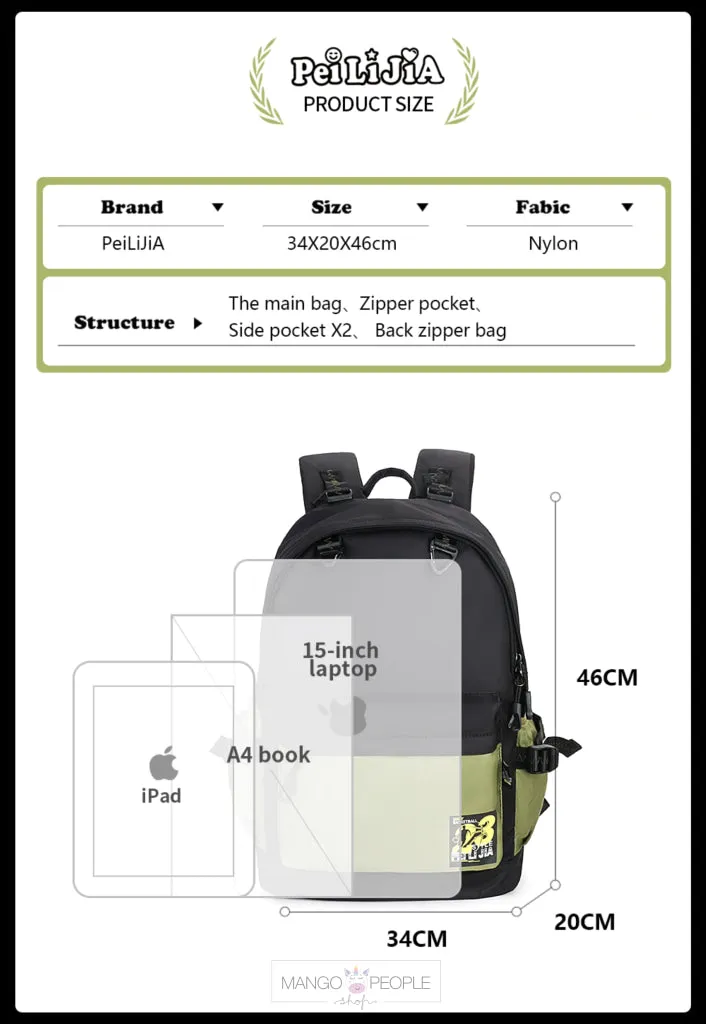Multipurpose Large Capacity Casual Backpack