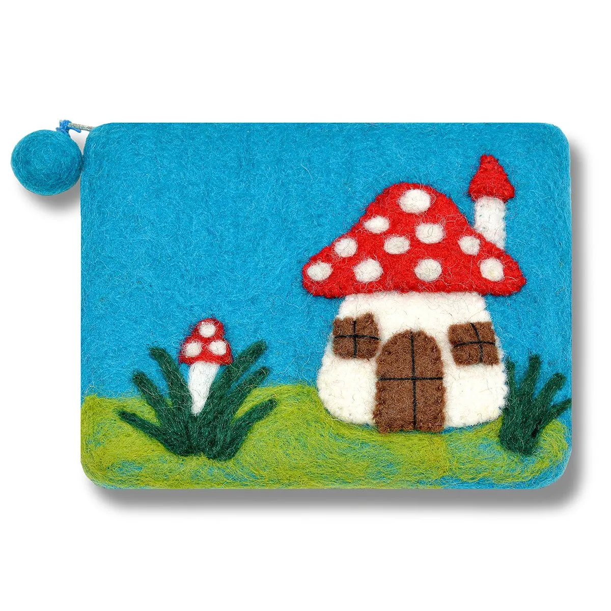 Mushroom House Design Coin Purse