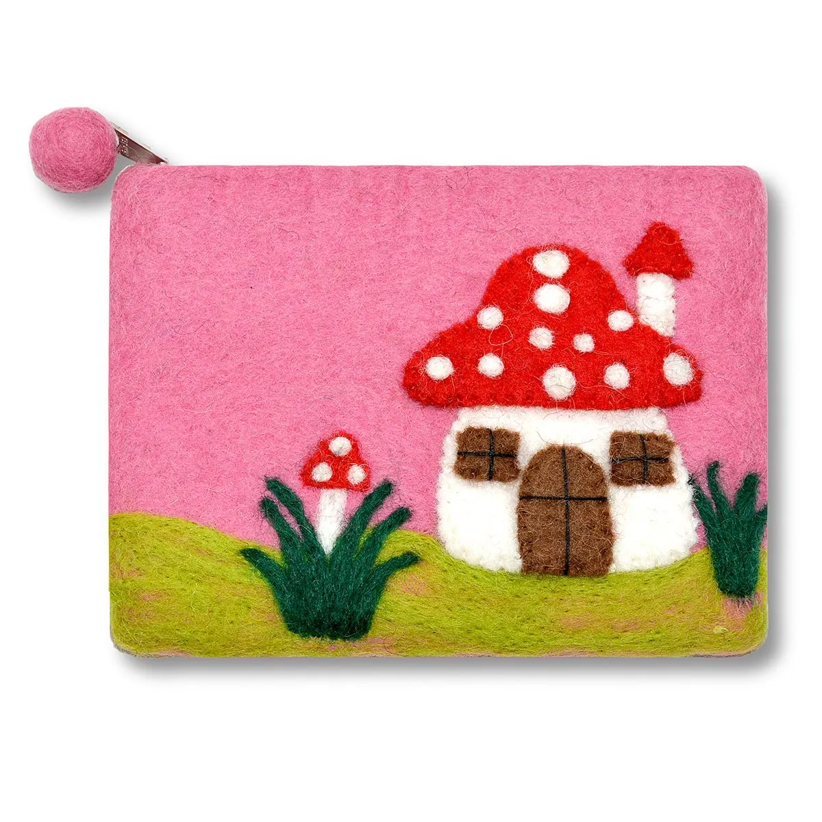 Mushroom House Design Coin Purse