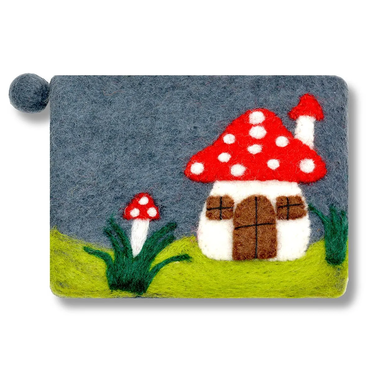 Mushroom House Design Coin Purse