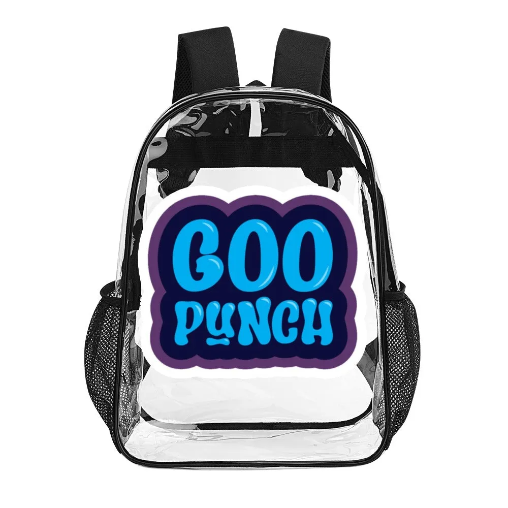 My Brother And Me "GOO PUNCH" Transparent Backpack 17 inch